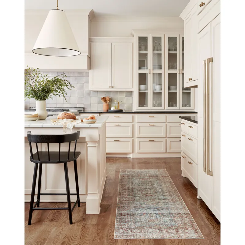 Jules Lagoon / Brick Rug (2' 0" X 5' 0")