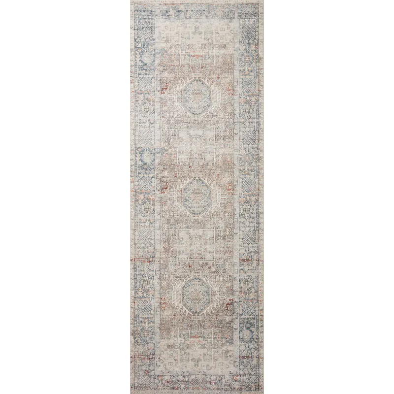 Jules Natural / Ocean Rug (9' 6" X 14')