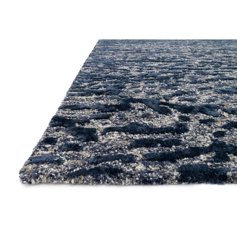 Juneau Steel / Blue Rug (3' 6" X 5' 6")