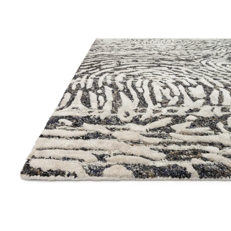 Juneau Charcoal / Silver Rug (3' 6" X 5' 6")