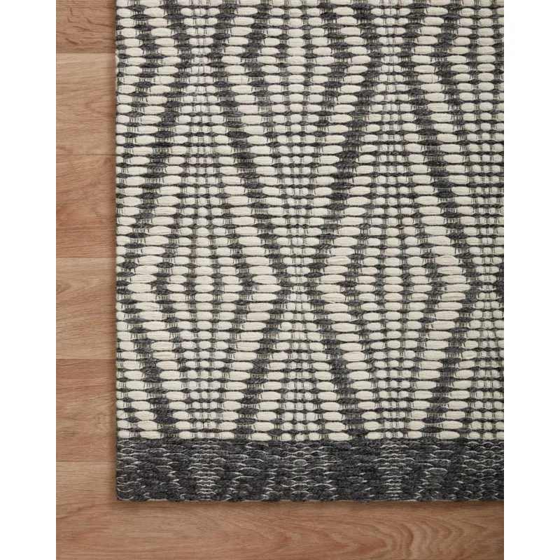 Kenzie Ivory / Charcoal Rug (7' 9" X 9' 9")