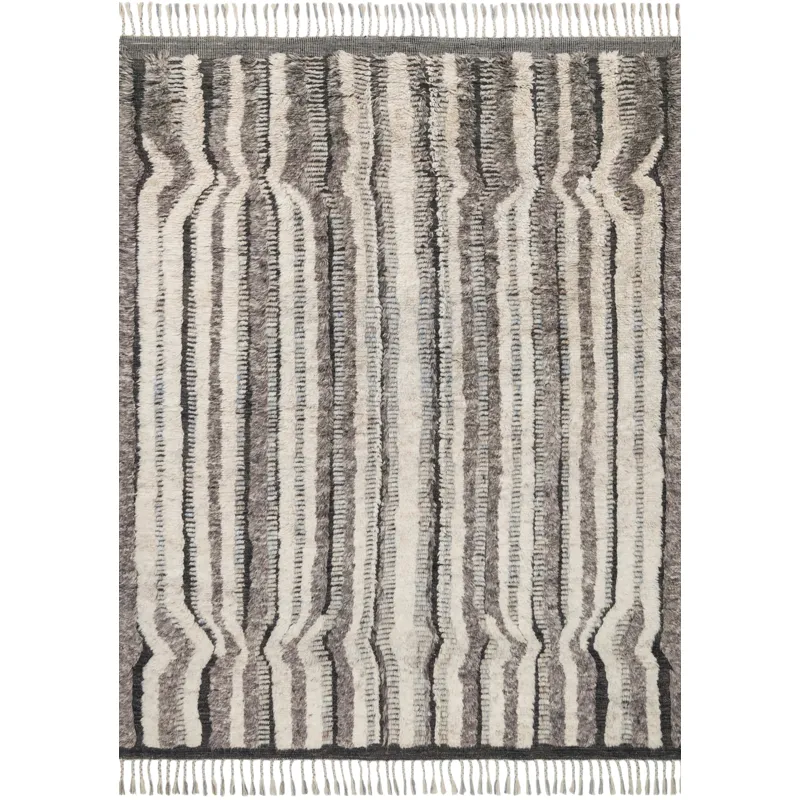 Khalid Stone / Charcoal Rug (2' 0" X 3' 0")