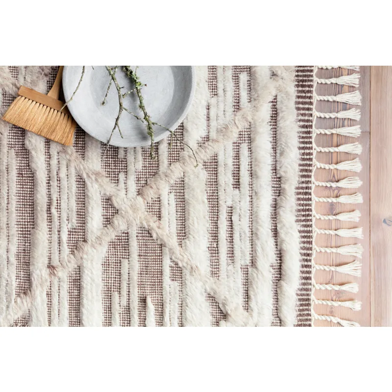 Khalid Ivory / Taupe Rug (8' 6" X 11' 6")