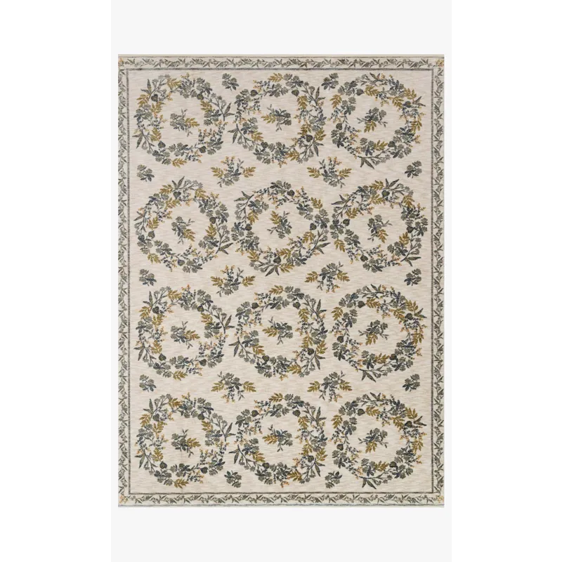 Loloi X Rifle Paper Co. Kismet 3\'-7\" X 5\'-2\" Rug