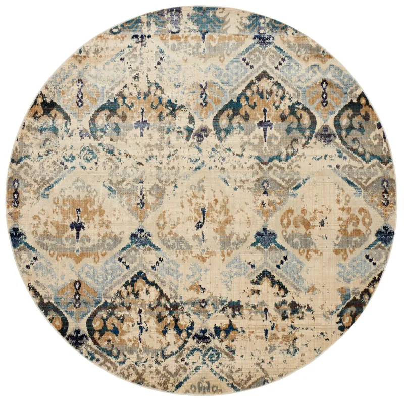 Kivi Sand / Ocean Rug (5' 3" X 5' 3" Round)