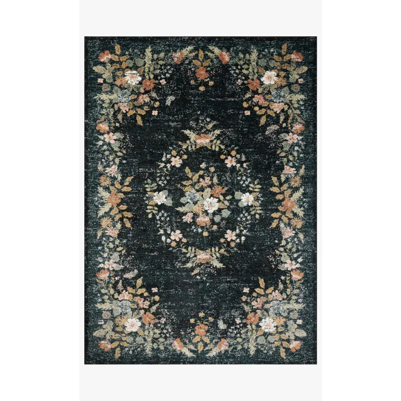 Loloi X Rifle Paper Co. Laurel 6\'-6\" X 9\'-2\" Rug