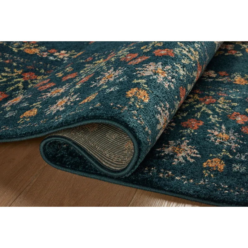 Loloi X Rifle Paper Co. Laurel 6\'-6\" X 9\'-2\" Rug