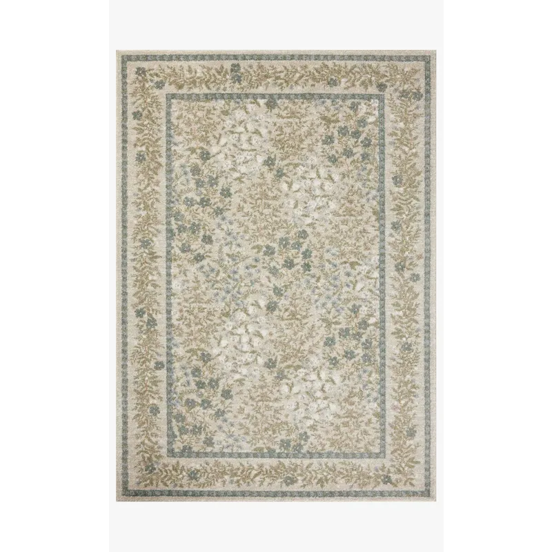 Loloi X Rifle Paper Co. Laurel 3\'-11\" X 5\'-7\" Rug