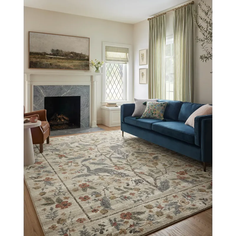 Loloi X Rifle Paper Co. Laurel 9\'-2\" X 12\'-2\" Rug