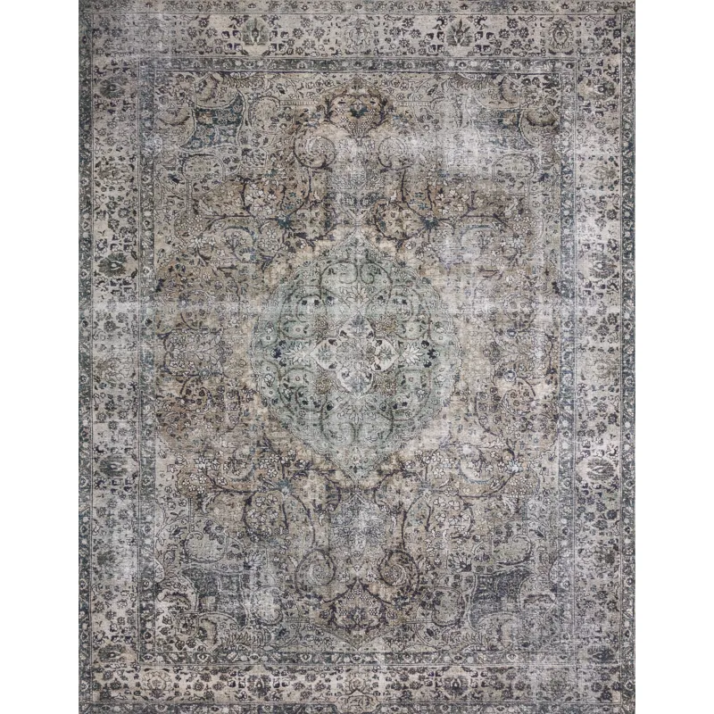 Layla Taupe / Stone Rug (2' 0" X 5' 0")