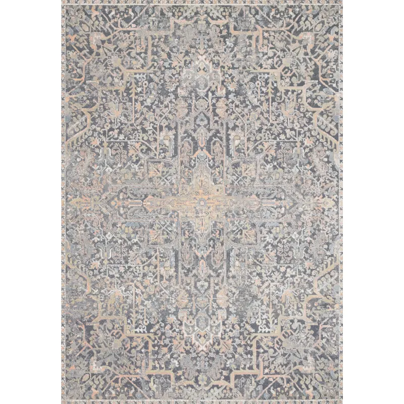 Lucia Charcoal / Multi Rug (7' 9" X 10' 6")