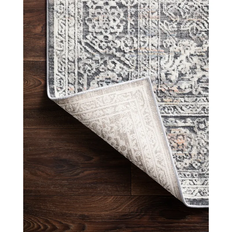Lucia Steel / Ivory Rug (9' 3" X 13' 3")