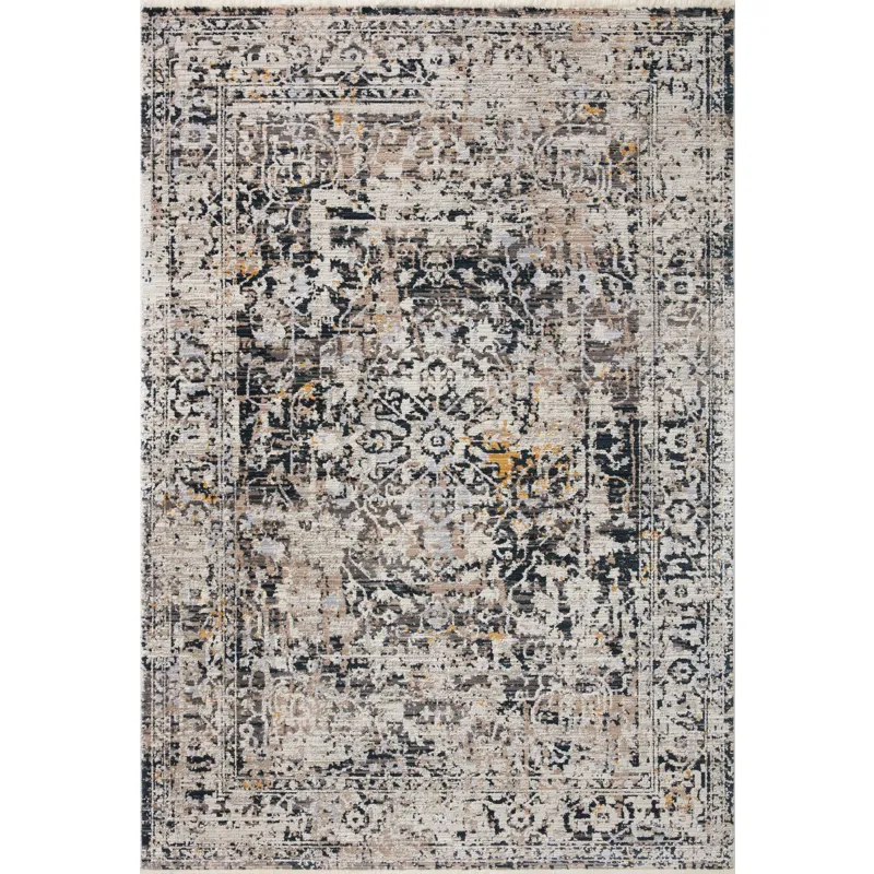 Leigh Charcoal / Taupe Rug (2' 7" X 7' 8")