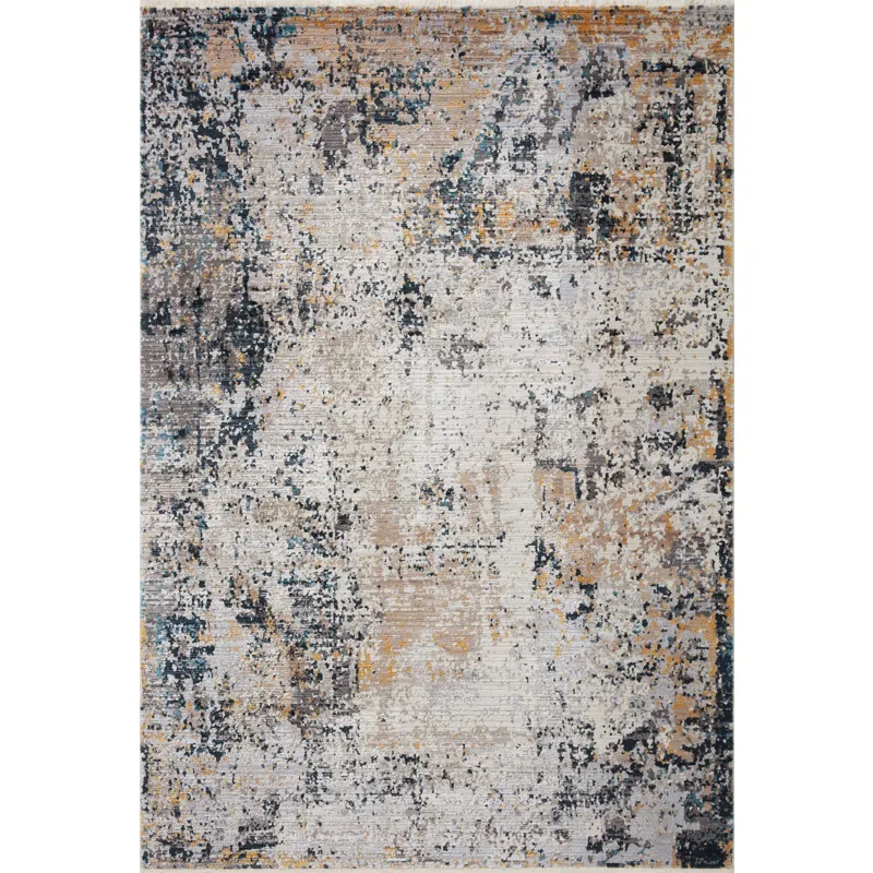 Leigh Silver / Multi Rug (9' 6" X 13')