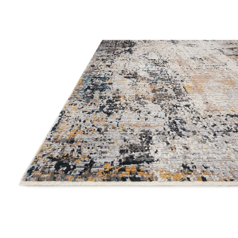 Leigh Silver / Multi Rug (9' 6" X 13')