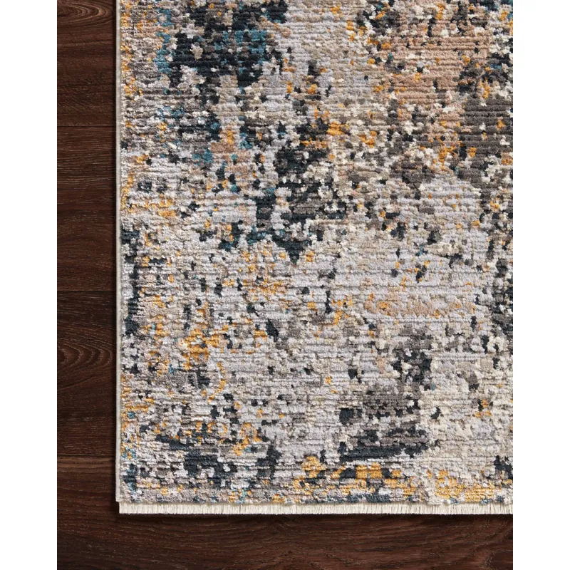 Leigh Silver / Multi Rug (9' 6" X 13')