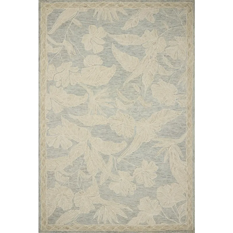 Loloi Lenore Blue / Natural 2\'-6\" x 7\'-6\" Rug