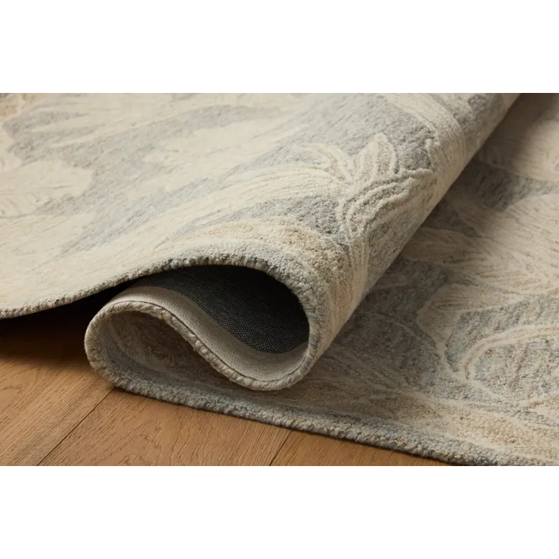 Loloi Lenore Blue / Natural 2\'-6\" x 7\'-6\" Rug
