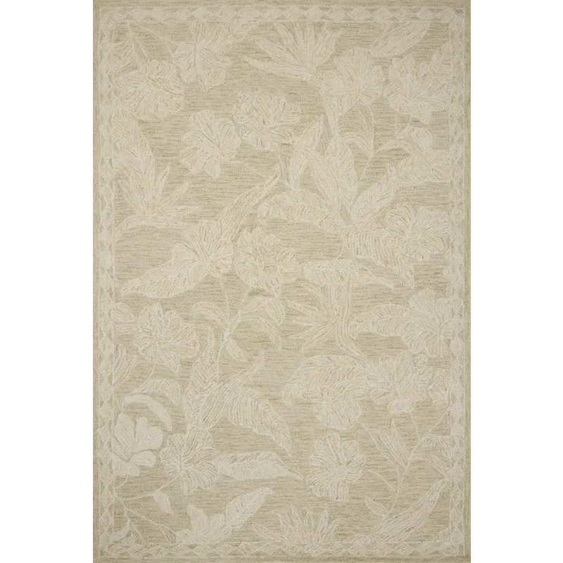Loloi Lenore Sage / Natural 5\'-0\" x 7\'-6\" Rug