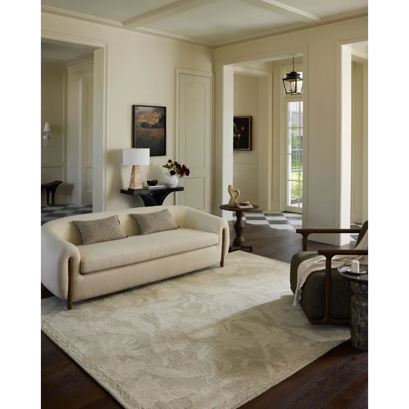 Loloi Lenore Sage / Natural 5\'-0\" x 7\'-6\" Rug