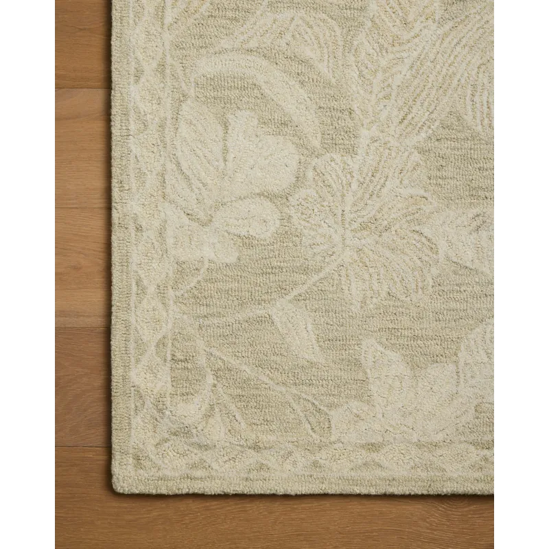 Loloi Lenore Sage / Natural 5\'-0\" x 7\'-6\" Rug