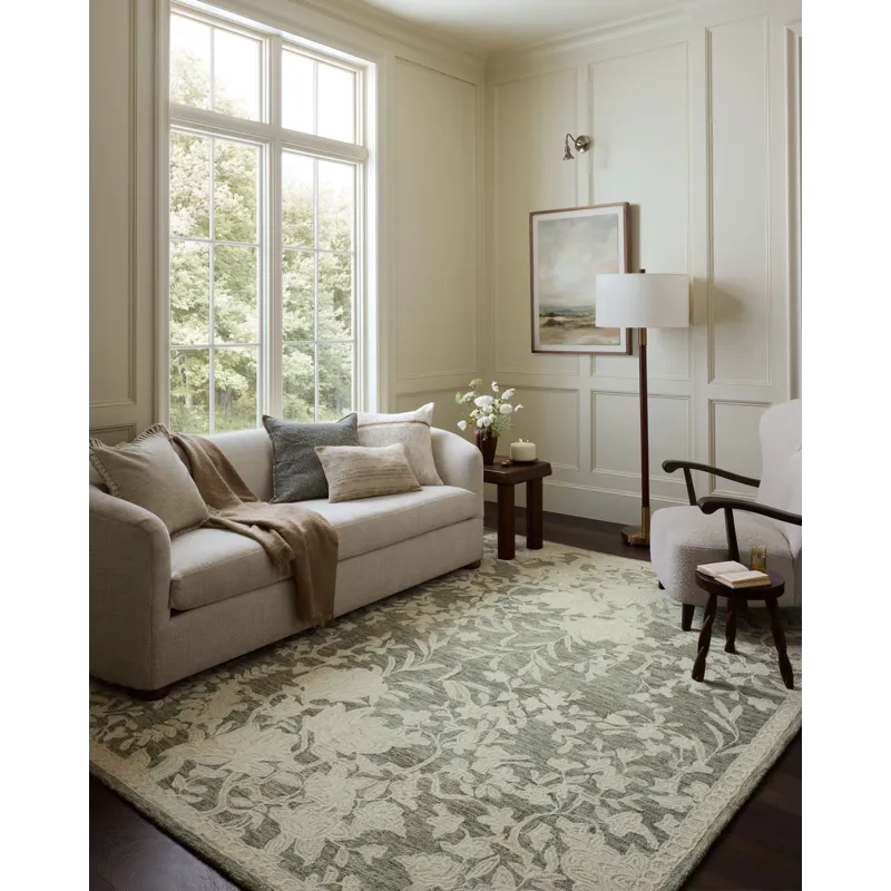 Loloi Lenore Lagoon / Wheat 3\'-6\" x 5\'-6\" Rug