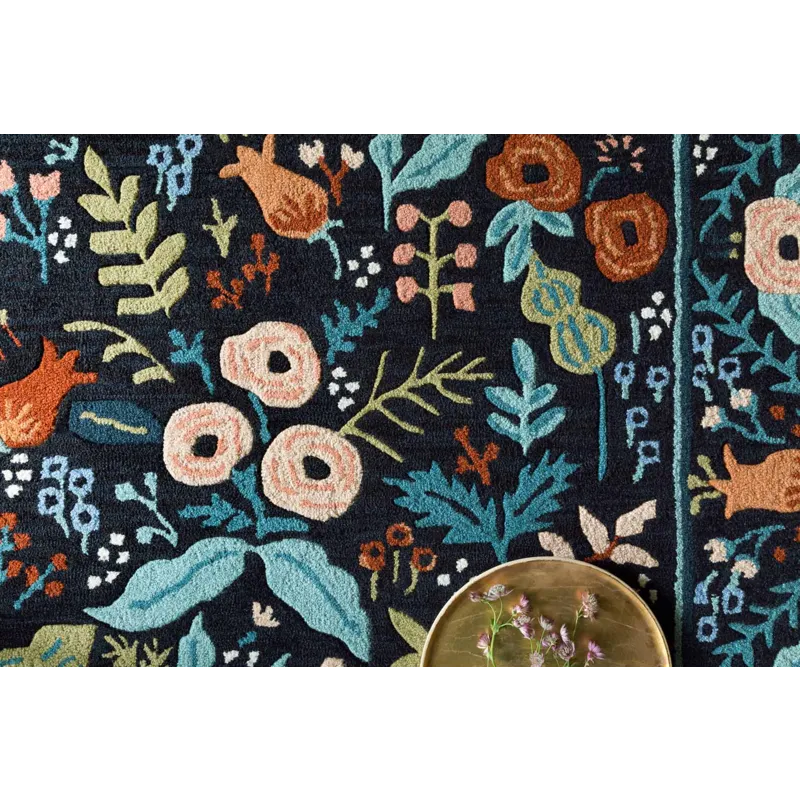 Loloi X Rifle Paper Co. Les Fleurs 5\'-0\" X 7\'-6\" Rug
