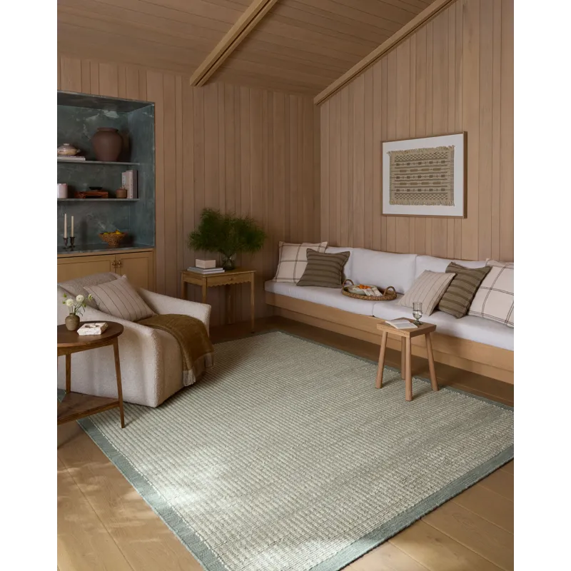 Amber Lewis x Loloi Lilah Ivory / Sky 2\'-6\" x 7\'-6\" Rug
