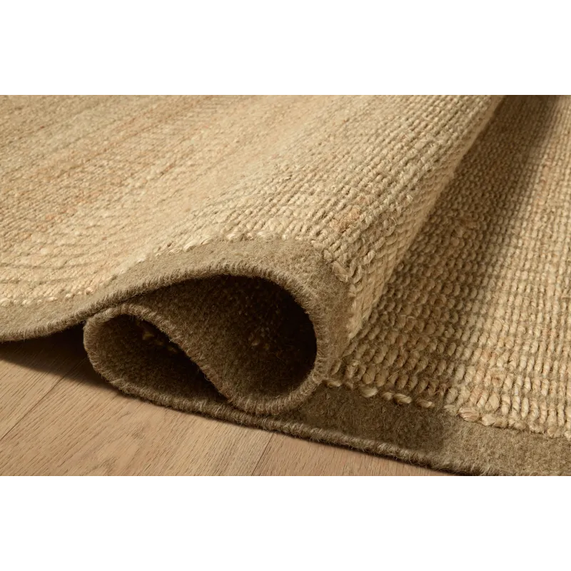 Amber Lewis x Loloi Lilah Natural / Bark 5\'-0\" x 7\'-6\" Rug