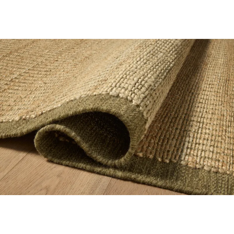 Amber Lewis x Loloi Lilah Natural / Olive 9\'-3\" x 13\' Rug