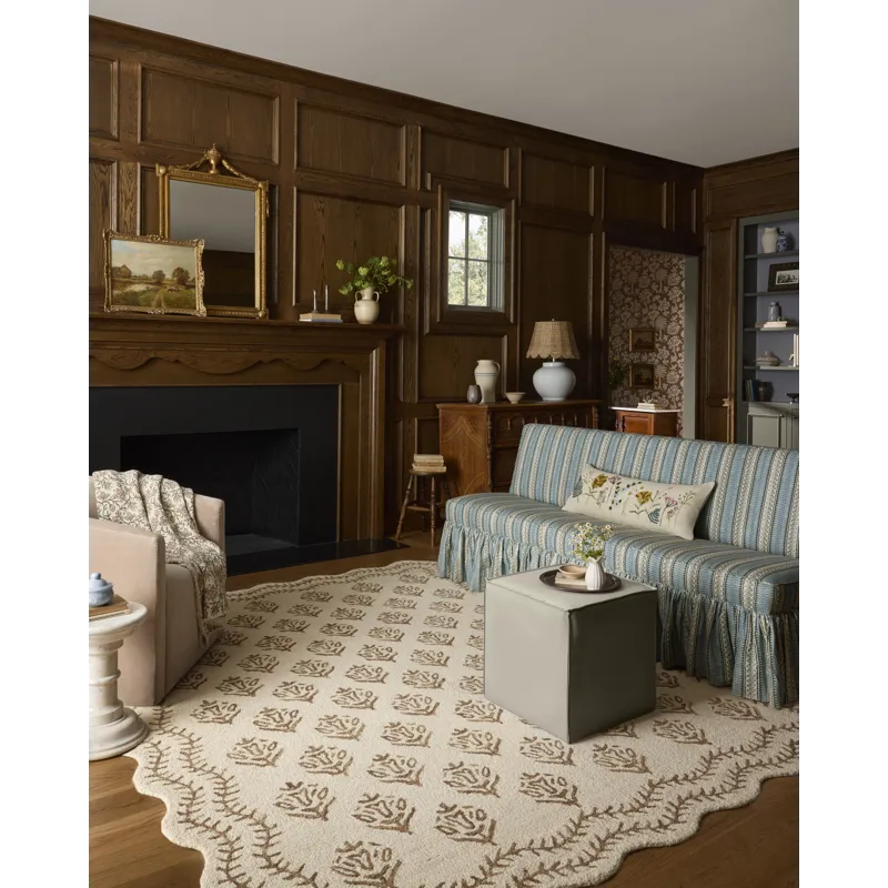 Rifle Paper Co. x Loloi Lisette Ivory / Natural Rug