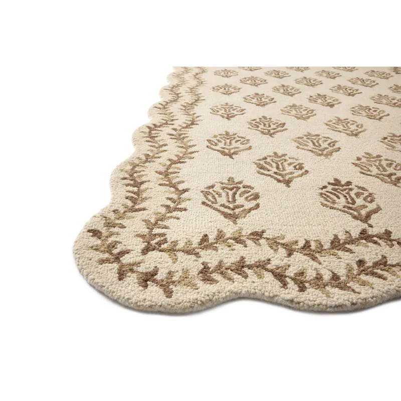 Rifle Paper Co. x Loloi Lisette Ivory / Natural Rug