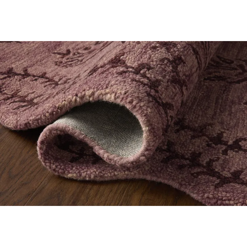 Rifle Paper Co. x Loloi Lisette Plum / Dark Plum Rug