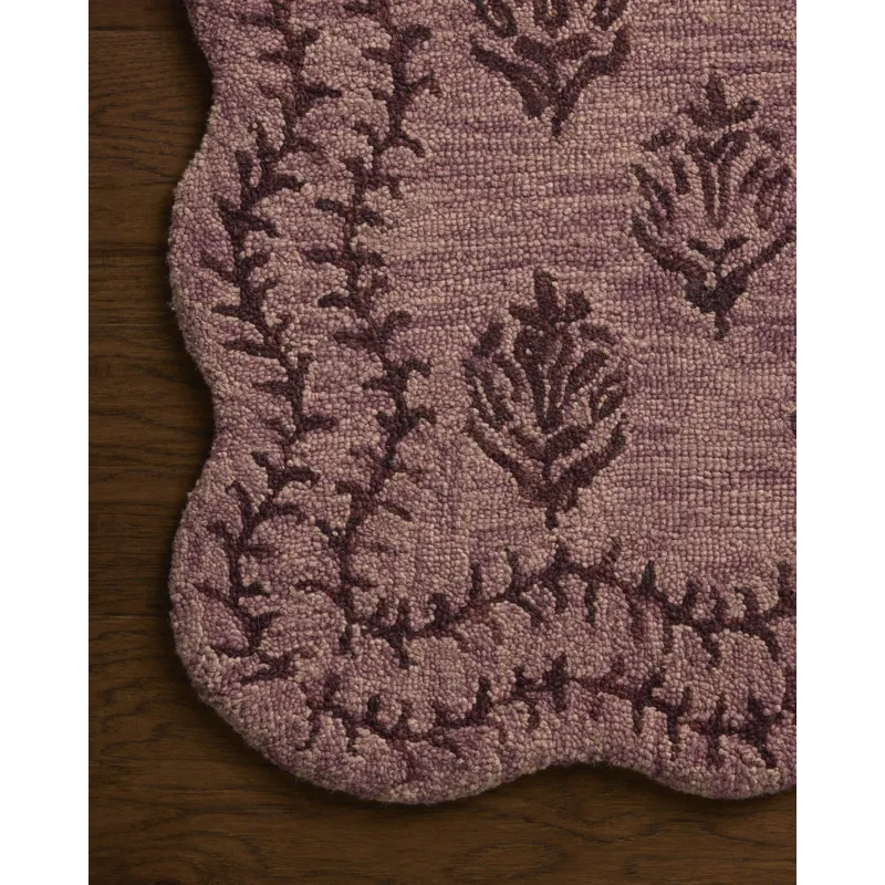 Rifle Paper Co. x Loloi Lisette Plum / Dark Plum Rug