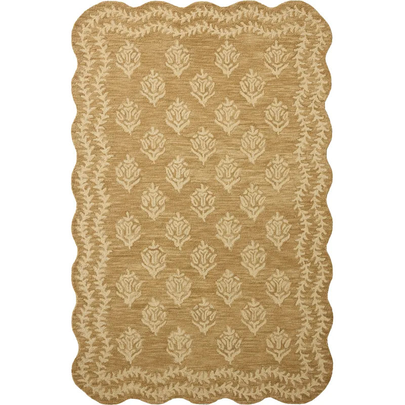 Rifle Paper Co. x Loloi Lisette Wheat / Ivory Rug