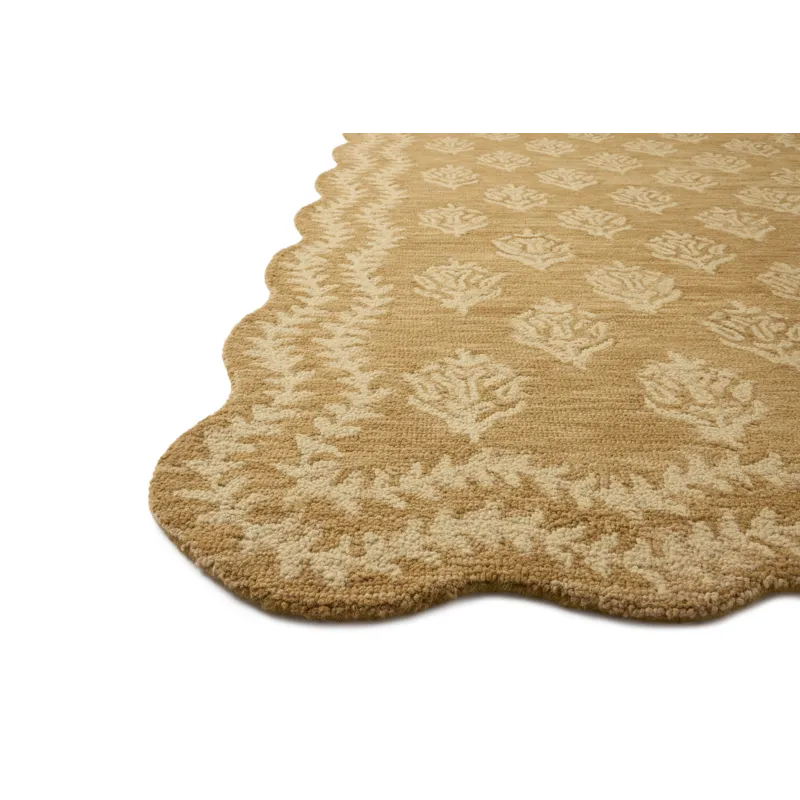 Rifle Paper Co. x Loloi Lisette Wheat / Ivory Rug