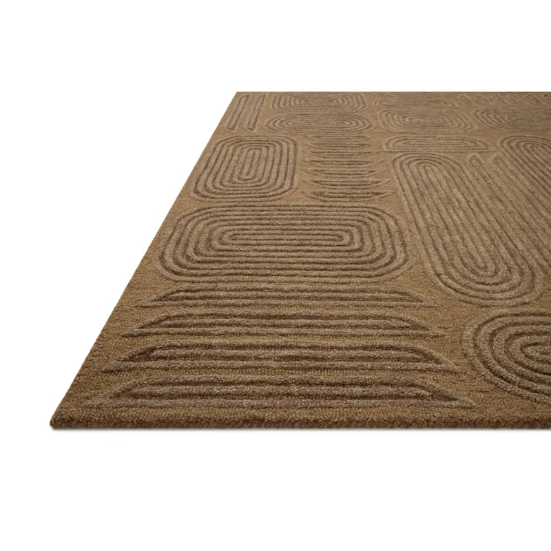 Brigette Romanek x Loloi Madi Mocha / Cocoa 5\'-0\" x 7\'-6\" Rug