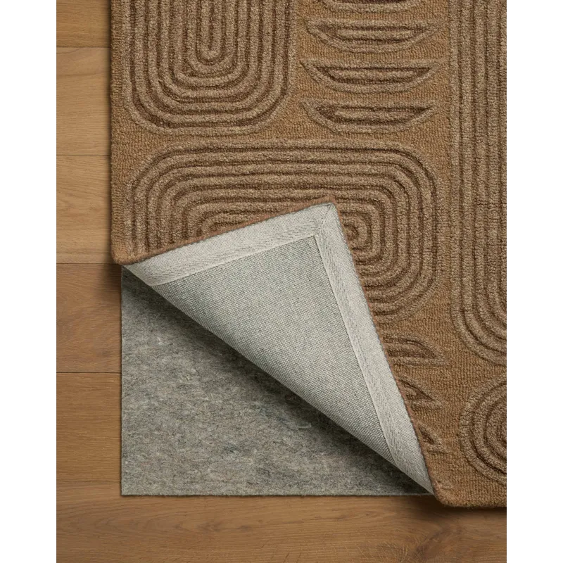 Brigette Romanek x Loloi Madi Mocha / Cocoa 5\'-0\" x 7\'-6\" Rug
