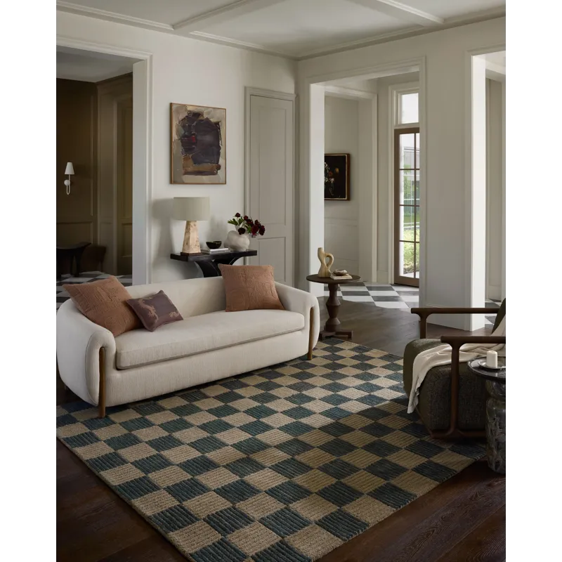 Brigette Romanek x Loloi Madi Taupe / Navy 9\'-3\" x 13\' Rug
