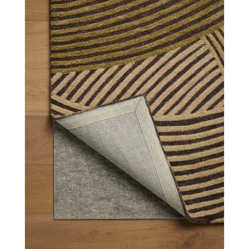 Brigette Romanek x Loloi Madi Espresso / Multi 7\'-9\" x 9\'-9\" Rug