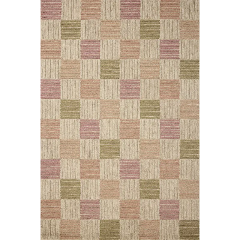 Brigette Romanek x Loloi Madi Natural / Multi 7\'-9\" x 9\'-9\" Rug