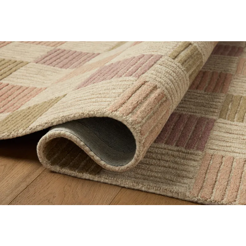 Brigette Romanek x Loloi Madi Natural / Multi 7\'-9\" x 9\'-9\" Rug