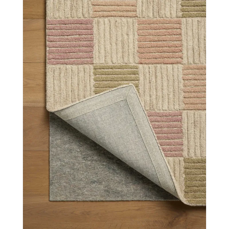 Brigette Romanek x Loloi Madi Natural / Multi 7\'-9\" x 9\'-9\" Rug