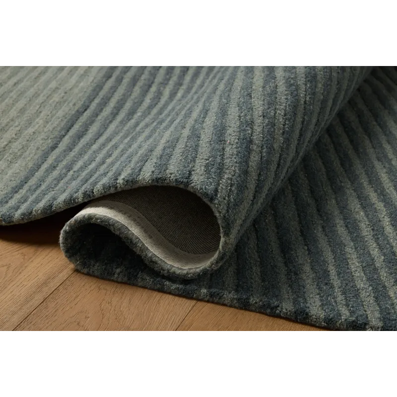 Brigette Romanek x Loloi Madi Denim / Multi 2\'-6\" x 7\'-6\" Rug