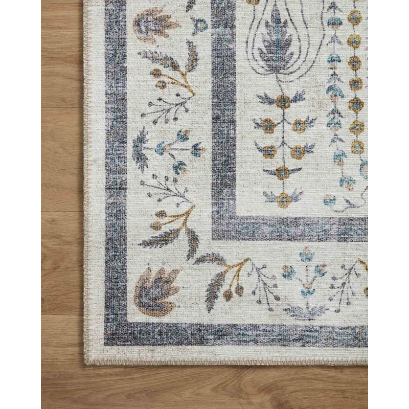 Loloi X Rifle Paper Co. Maison 3\'-0\" X 3\'-0\" Round Rug