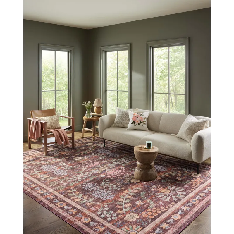 Loloi X Rifle Paper Co. Maison 7\'-6\" X 9\'-6\" Rug