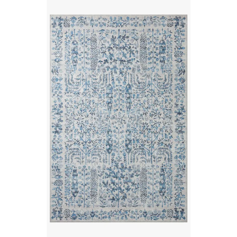 Loloi X Rifle Paper Co. Maison 5\'-0\" X 7\'-6\" Rug