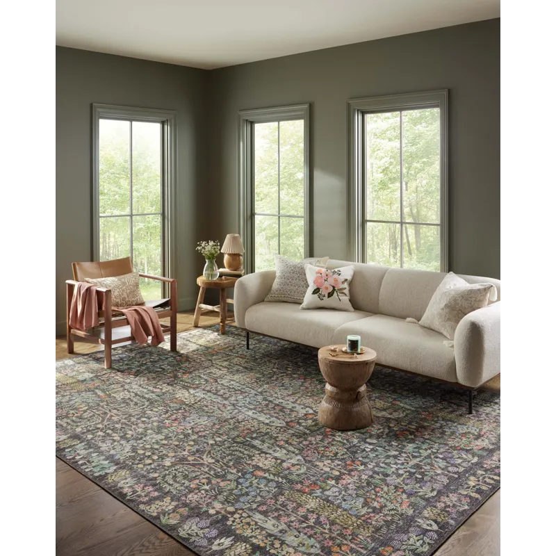 Loloi X Rifle Paper Co. Maison 2\'-6\" X 7\'-6\" Rug