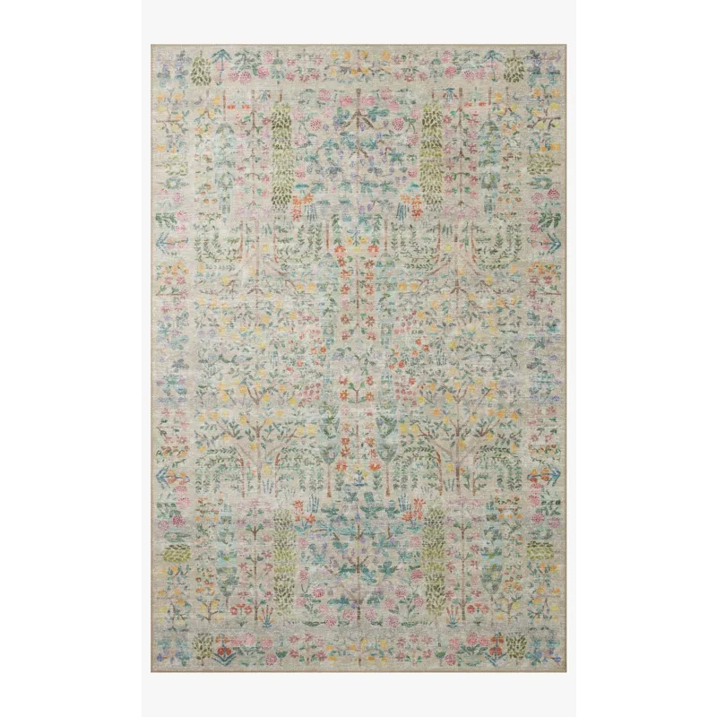 Loloi X Rifle Paper Co. Maison 2\'-3\" X 3\'-9\" Rug