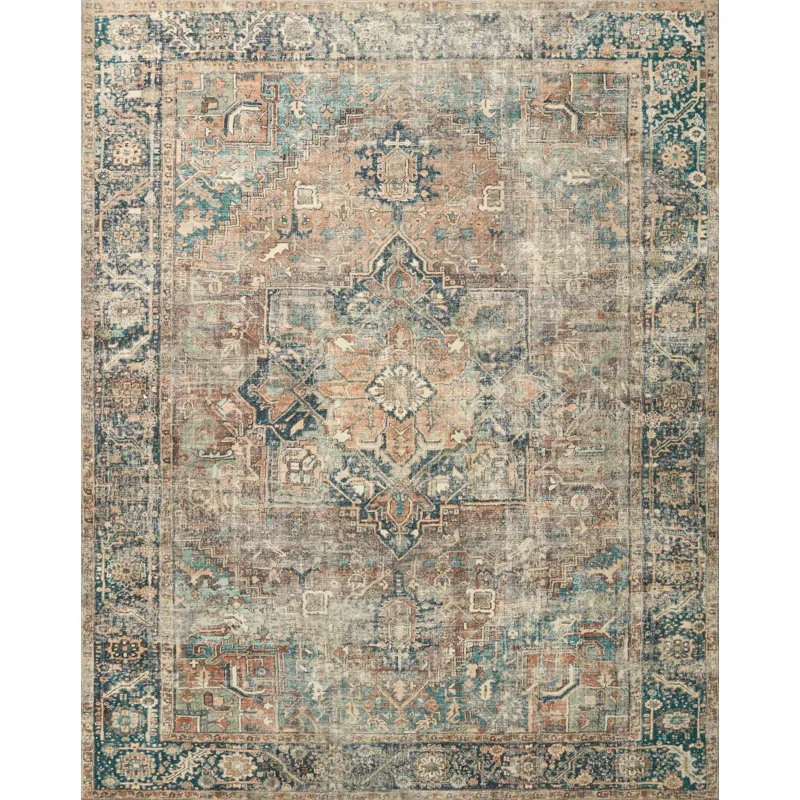 Margot Terracotta / Lagoon Rug (2' 3" X 3' 9")